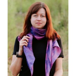 Hedvábný šátek Varšava, 90x140 cm