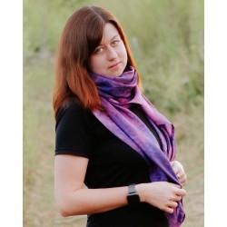 Hedvábný šátek Varšava, 90x140 cm