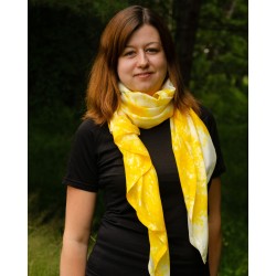 Hedvábný šátek Lublaň, 90x140 cm