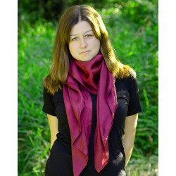 Hedvábný šátek Švýcarsko, 90x140 cm