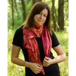 Hedvábný šátek Porto, 90x140 cm