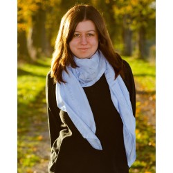 Hedvábný šátek Finsko, 140x90 cm