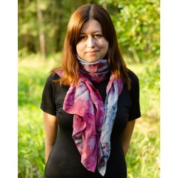 Hedvábný šátek Gdaňsk, 90x140 cm