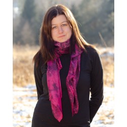Hedvábný šátek Lyon, 90x140 cm