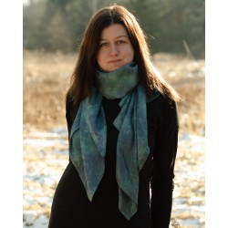 Hedvábný šátek Tartu, 90x140 cm