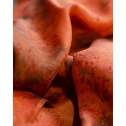 Hedvábný šátek Athos, 140x90 cm, mořena barvířská