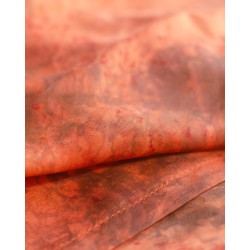 Hedvábný šátek Athos, 140x90 cm, mořena barvířská