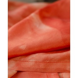 Hedvábný šátek Giona, 140x90 cm, mořena barvířská