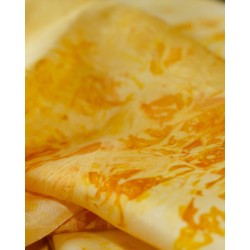 Hedvábný šátek Triglav, 140x90, cibule