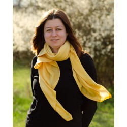 Hedvábný šátek Skuta, 140x90 cm, cibule