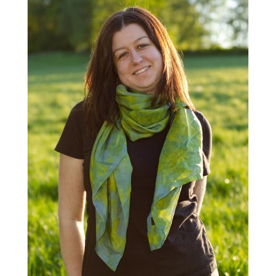 Hedvábný šátek Elva, 140x90 cm