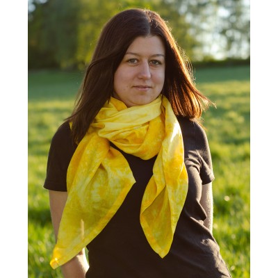 Hedvábný šátek Piran, 140x90 cm