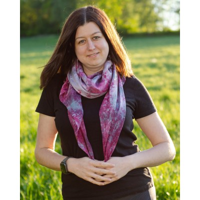 Hedvábný šátek York, 140x90 cm