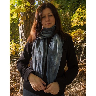 Hedvábný šátek Portland, 140x90 cm