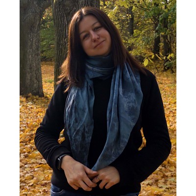 Hedvábný šátek Portland, 140x90 cm