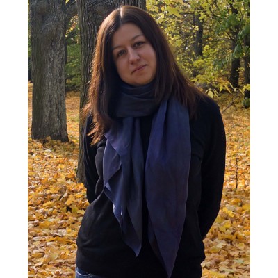 Hedvábný šátek Boston, 140x90 cm