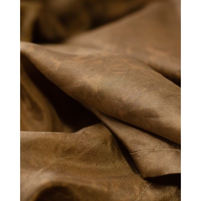 Hedvábný šátek Castor, 140x90 cm, černý čaj